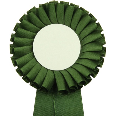 Kokarda jednořadá standard pr. 8 cm tm.zelená