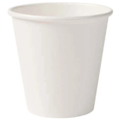 Nideko EKO papierový biely pohár na teplé nápoje 150 ml