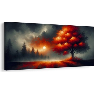 Obraz strom života při západu - 80x40