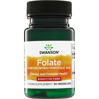 Swanson Folian Quatrefolic 400 mcg 30 kapsúl