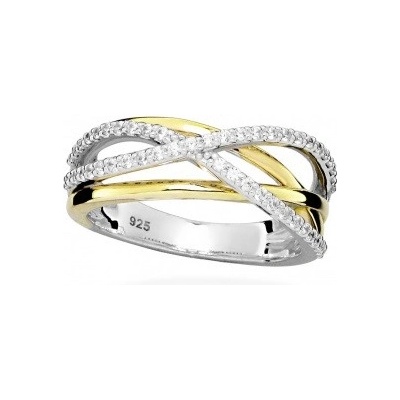 Silver Cat stříbrný prstýnek s kubickými zirkony SC509