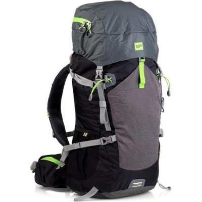 Spokey LUKLA Batoh trekingový 50 l, černá-šedá-zelená