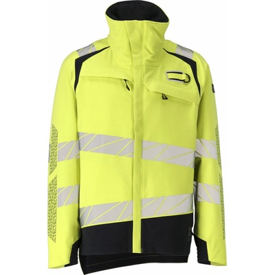 MASCOT ACCELERATE MULTISAFE 21301-292-17010 nehorľavá nepremokavá bunda HI-VIS reflexná žltá / tmavomodrá