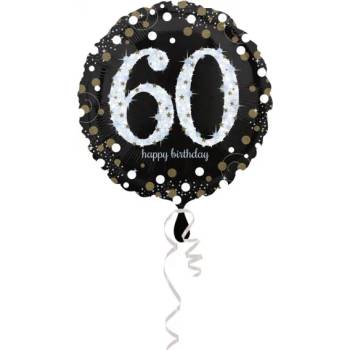 Amscan Фолиев балон 60 брукатен златен