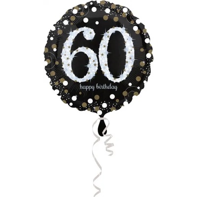 Amscan Фолиев балон 60 брукатен златен