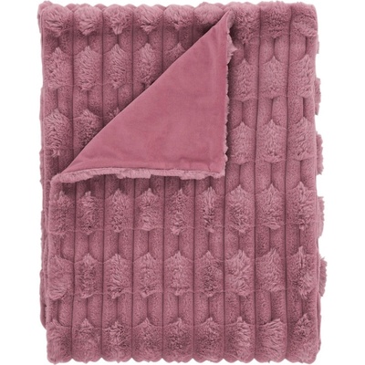Bianca Розово одеяло от микроплюш 150x200 cm Carved Fur - Bianca (DS/57815/R/150200/PK)