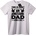 NOONEBRAND Тениска "Така изглежда един страхотен татко" - 5XL, Black