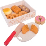 Bigjigs Toys Дървен комплект Bigjigs - Сладкиши за рязане (BJ487) - ozone