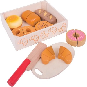Bigjigs Toys Дървен комплект Bigjigs - Сладкиши за рязане (BJ487) - ozone