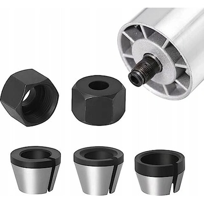 Univerzálna sada redukčných puzdier pre frézku 6mm/6.35mm/8mm
