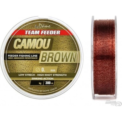 BY DÖME TEAM FEEDER CAMOU BROWN LINE 300 m 0,25 mm