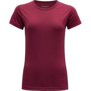 Devold Дамско мериносово термобельо Devold Breeze Woman T-Shirt Merino base layer - Beetroot - размер XS (115-0475-2511)