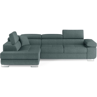 Eltap Син разтегателен ъглов диван с място за съхранение (ляв ъгъл L форма) Anton - ELTAP (An_63)