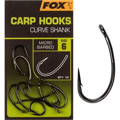 Fox Carp Hooks Curve Shank vel.6 10ks