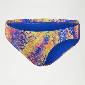 Speedo Women's Performance Bikini Bottoms - Pink/Yellow