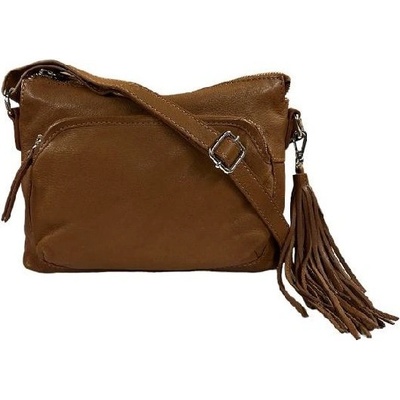 The Trend kožená crossbody kabelka koňaková 4354961 tan