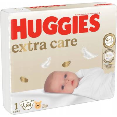 HUGGIES Extra Care 1 2-5 kg 84 ks