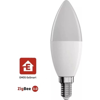 Emos Lighting LED žiarovka GoSmart sviečka E14 4,8 W 40 W 470 lm RGB stmievateľná Zigbee