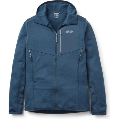 Rab Мъжко поларено яке Rab Ascendor Hoody Fleece jacket - Tempest Blue (005-6173-0312)