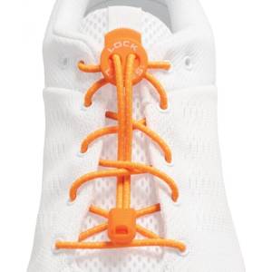 LOCK LACES Шнурове за обувки, оранжеви (LL5008)