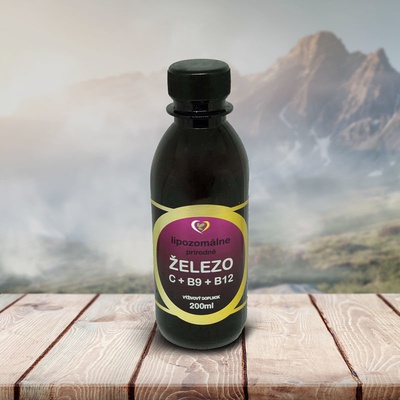 Zdravý svet Lipozomálne prírodné Železo 200 ml