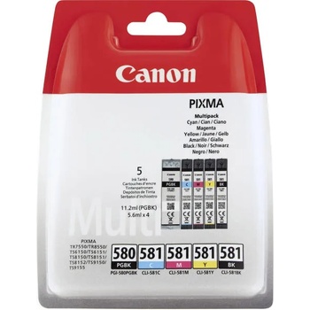 Canon PGI-580 + CLI-581 Multipack PGBK/C/M/Y/BK (2078C005AA)