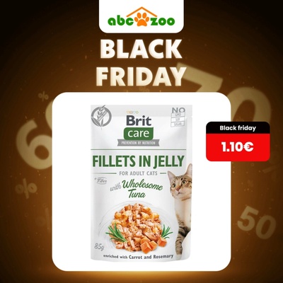 Brit Care Cat Fillets in Jelly Wholesome Tuna 85 g
