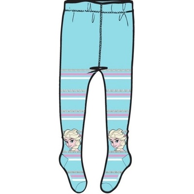 E plus M dívčí dětské punčocháče Ledové království Frozen Elsa modré