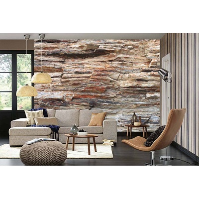 DIMEX ART Самозалепваща се флизелинова фототапета каменна стена 375 x 250 см