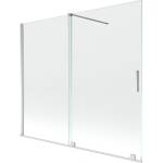 Mexen Velar двукрилен плъзгащ се параван за вана 180 x 150 см, прозрачен, (896-180-000-01-01)