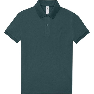 B&C My Polo 210 /women Dámske piqué polo modrá amalfi teal