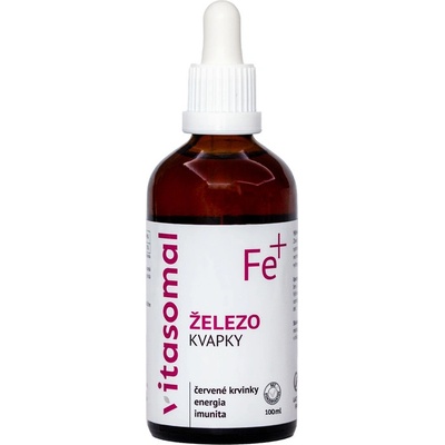 Vitasomal Železo bez konzervantov kvapky 100 ml