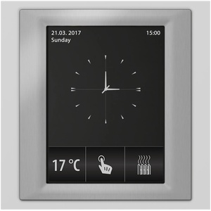 ELKO EP RF Touch-W Сензорно устройство за управление Алуминий Сив-металик Светло сив (RFTW-AAL-BMG-CLG)