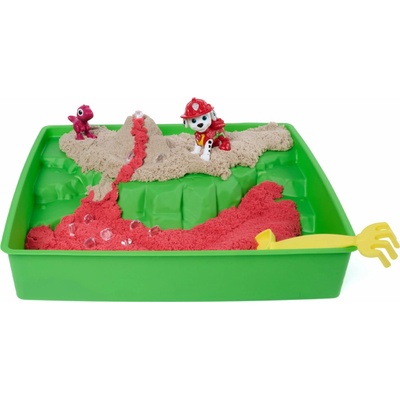 Spin Master Kinetic Sand Paw Patrol 3 Sada s figurkou Marshall