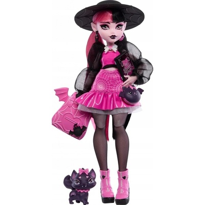 Mattel Monster High Fashion Doll Draculaura & Pet Count HRP64
