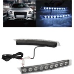  Комплект Извити За Броня Предни Мощни 9 Led Лед Диодни Дневни Светлини 12V 54W