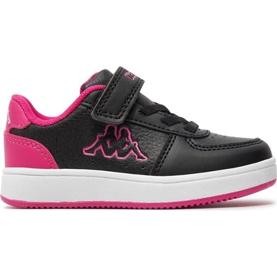 Kappa Сникърси Kappa Logo Malone 5 Ev Inf 381Y12W Black/Pink A09 (Logo Malone 5 Ev Inf 381Y12W)