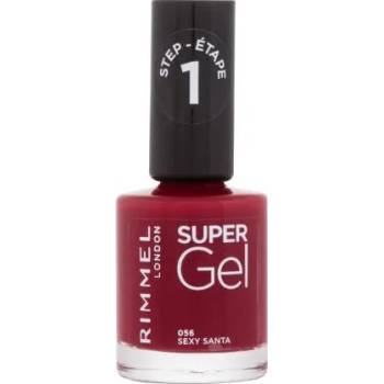 Rimmel Super Gel STEP1 гел лак за нокти 12 ml нюанс 056 Sexy Santa