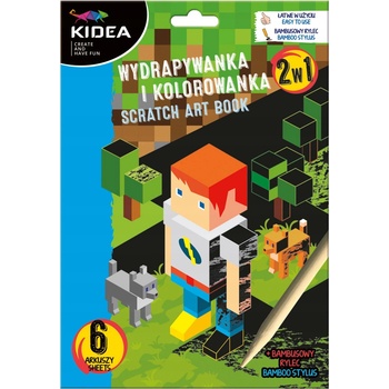 Kidea vyškrabovacie obrázky 2v1 Kocky D