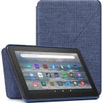 Amazon fabric cover for the Fire 7 tablet (only compatible with 12th generation tablets, 2022), dark blue - 53-028305 (53-028305)