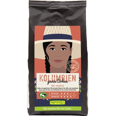 Rapunzel Bio Káva Kolumbie zrnková 250 g