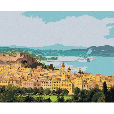 Zuty Malování podle čísel CORFU V ŘECKU