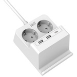 Well 2 Plug + 3 USB 2 m (EXTS-2S2M-PROT/USBC3W-WL)