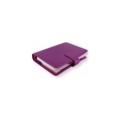 Filofax Saffiano A6 týždenný 2026 malinový
