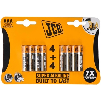 JCB Super Alkaline AAA 8ks JCB-LR03-8B
