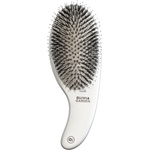 Olivia Garden Expert Care Curve Boar & Nylon Brush Silver