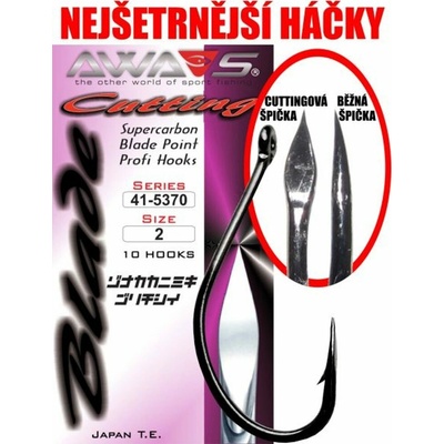 AWA-SHIMA CUTTING BLADE 5370 BLACK NICKEL veľ.8 10ks