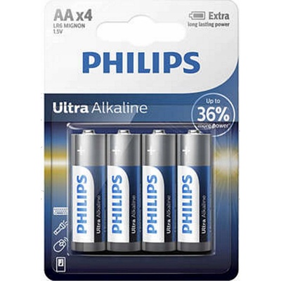 Philips Ultra Alkaline AA 4ks LR6E4B/10