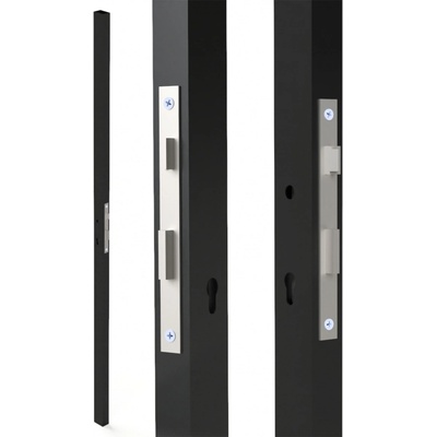 Profil 60x40x2mm H-2000mm se zámkem ZM90/50H, levý