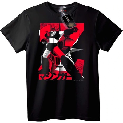 NOONEBRAND Тениска Mazinger Z аниме робот - XL, Black